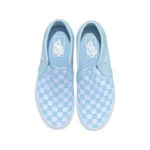 VANS Asher Slip On Sneaker - Pale Blue - Size 7